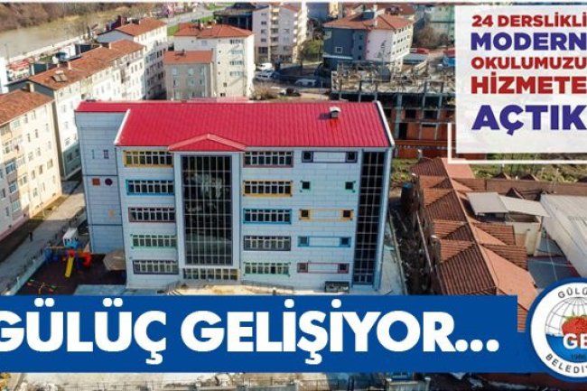 24 derslik Okul