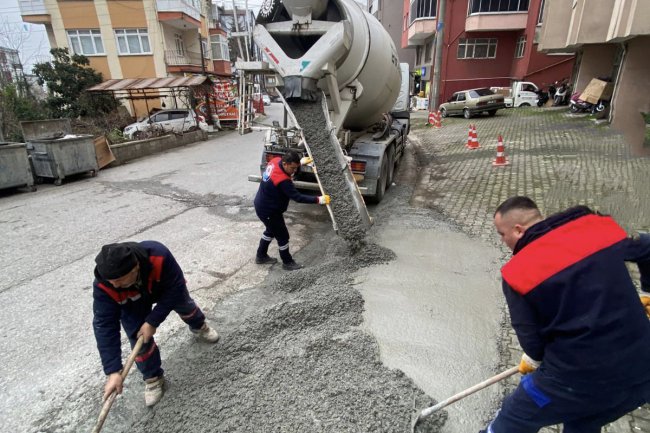 BETONLAMA ÇALIŞMALARIMIZ DEVAM EDİYOR...