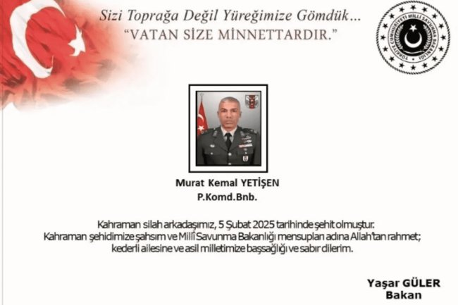 MİLLETİMİZİN BAŞI SAĞ OLSUN