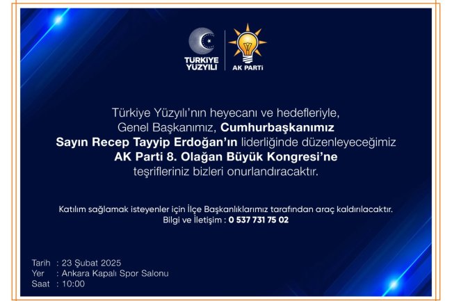 TÜM HALKIMIZ DAVETLİDİR