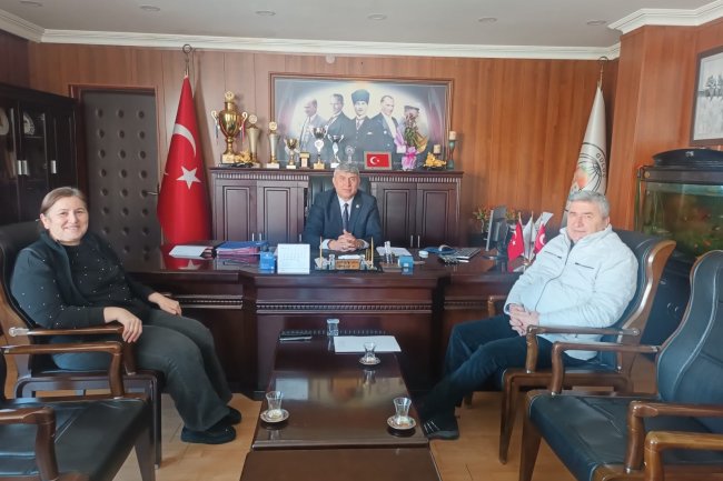 BAŞKANIMIZI ZİYARETTE BULUNDULAR.