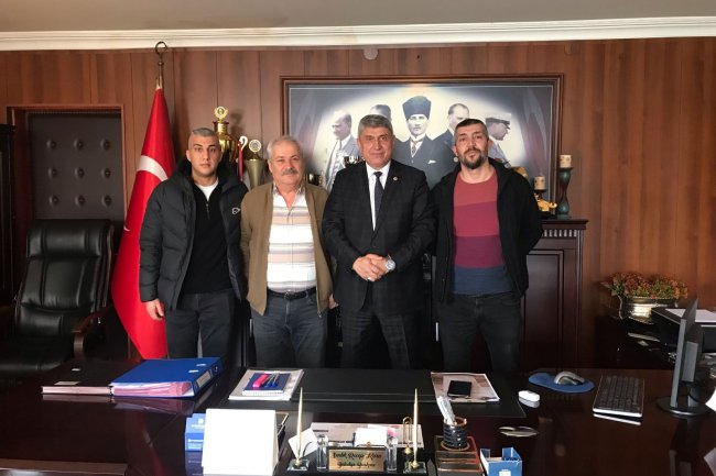 BAŞKANIMIZI ZİYARETTE BULUNDULAR