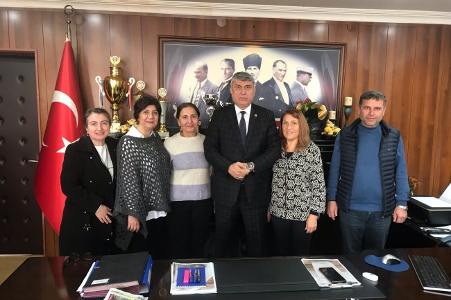 BAŞKANIMIZI ZİYARETTE BULUNDULAR...