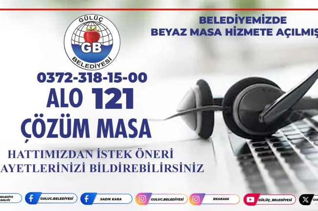 BEYAZ MASA HİZMETE BAŞLAMIŞTIR