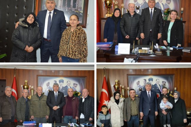 BAŞKANIMIZI ZİYARETTE BULUNDULAR..