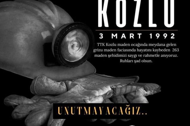 MADEN FACİASINDA HAYATINI KAYBEDEN MADEN ŞEHİTLERİMİZİ UNUTMAYACAĞIZ