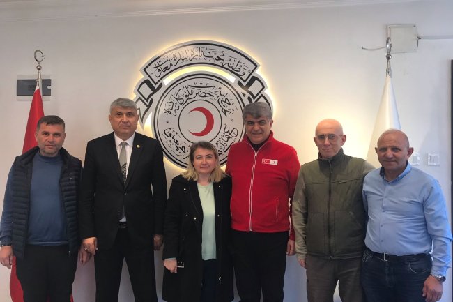 KDZ.EREĞLİ KIZILAY ŞUBE BAŞKANLIĞINI ZİYARETTE BULUNDUK