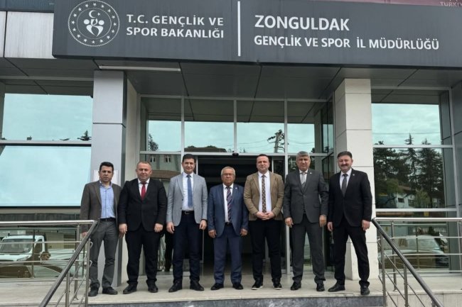 ZONGULDAK GENÇLİK SPOR İL MÜDÜRLÜĞÜNÜ ZİYARETTE BULUNDUK...