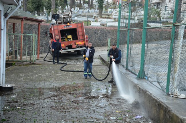 GÜLÜÇ BELEDİYESİ EKİPLERİ RAMAZAN BAYRAMI ÖNCESİNDE BELDEDE HUMMALI ÇALIŞMA BAŞLATTI