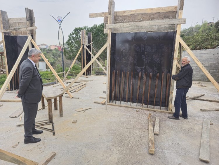 BAŞKANIMIZ MİLLET BAHÇESİNDE ÇALIŞMALARI YERİNDE İNCELEDİ