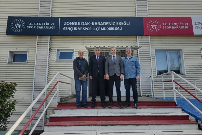 KDZ.EREĞLİ GENÇLİK VE SPOR MÜDÜRÜNE TEŞEKKÜR EDERİZ...