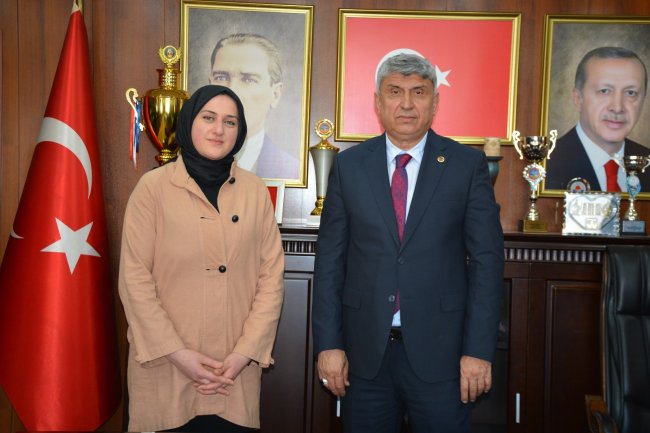 AK PARTİ KDZ.EREĞLİ YÖNETİM KURULU ÜYESİNDEN BAŞKANIMIZA ZİYARET