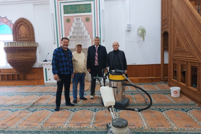 CAMİLERİMİZDE TEMİZLİK ÇALIŞMASI BAŞLATILDI