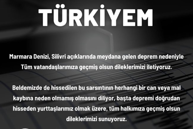 GEÇMİŞ OLSUN DİLEKLERİMİZİ İLETİYORUZ...