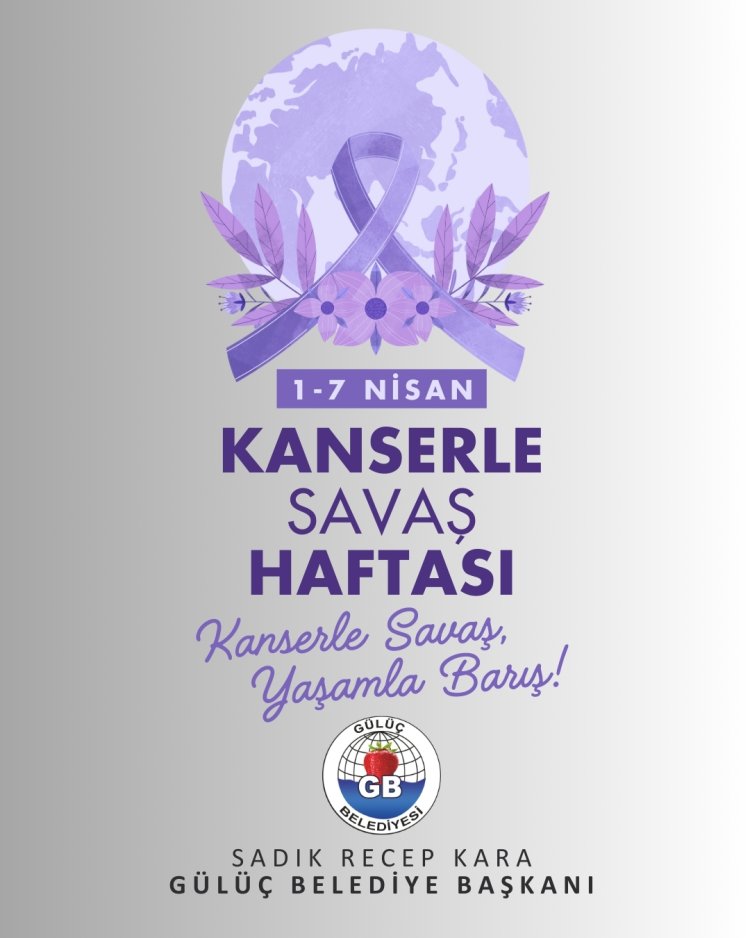 KANSERLE SAVAŞ HAFTASI KUTLU OLSUN