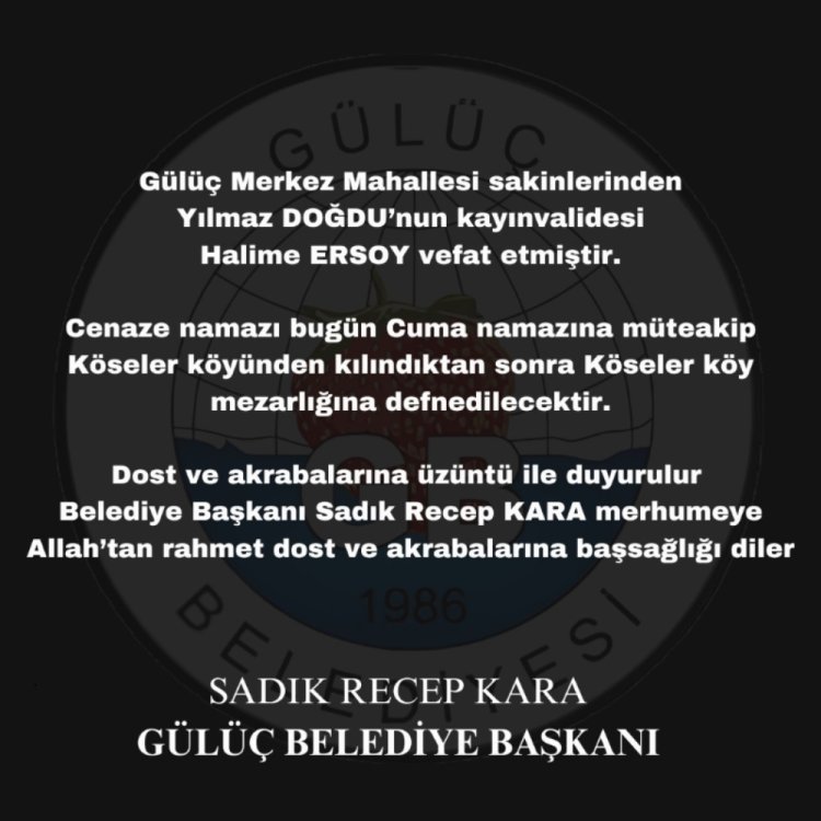 VEFAT & BAŞSAĞLIĞI