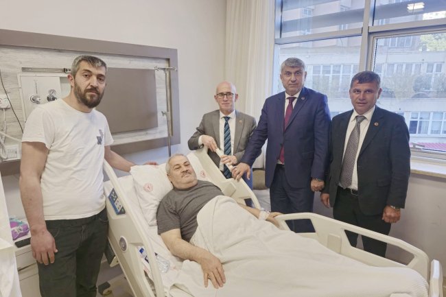 GEÇMİŞ OLSUN ZİYARETİNDE BULUNDUK...