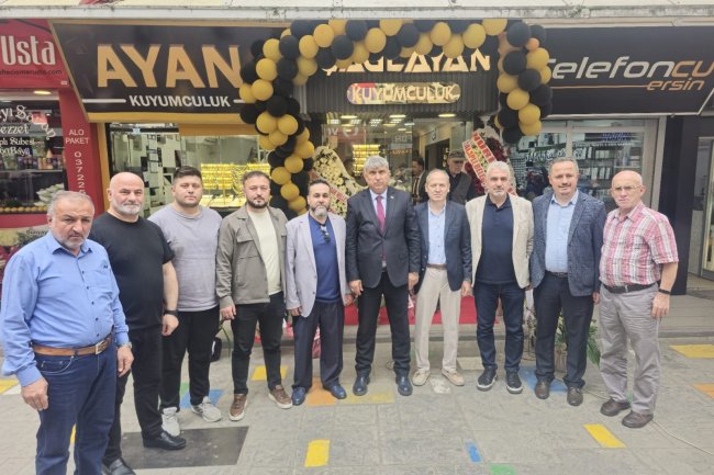 ÇAĞLAYAN KUYUMCULUK AÇILIŞINA KATILIM SAĞLADIK