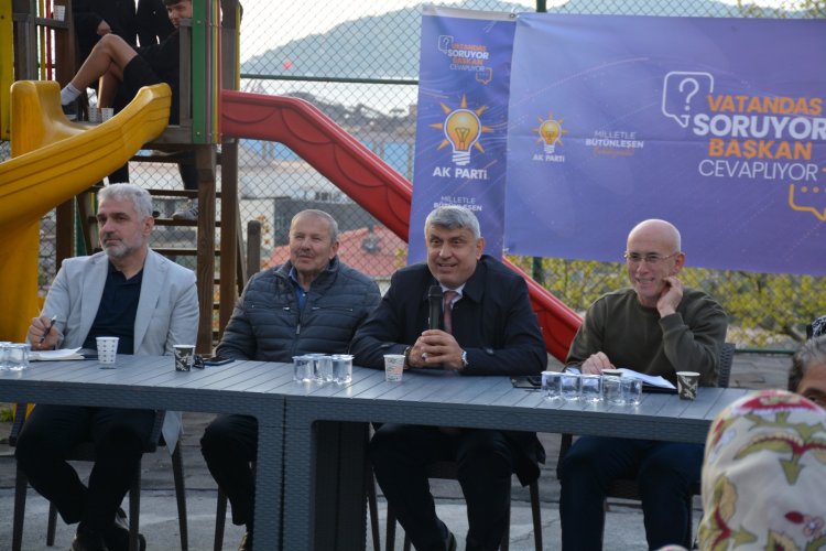 VATANDAŞ SORUYOR BAŞKAN CEVAPLIYOR
