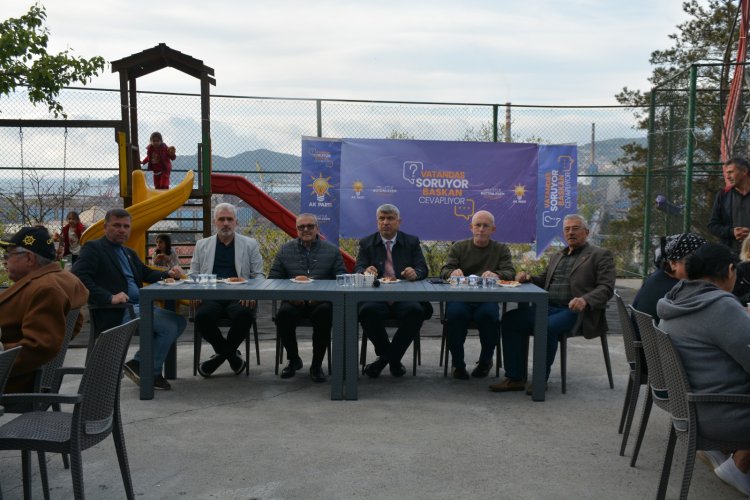VATANDAŞ SORUYOR BAŞKAN CEVAPLIYOR