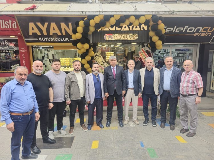 ÇAĞLAYAN KUYUMCULUK AÇILIŞINA KATILIM SAĞLADIK