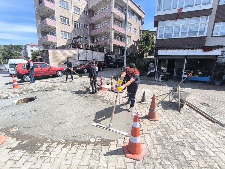 GÜLÜÇTE ÇALIŞMALARIMIZ TAM GAZ DEVAM EDİYOR...