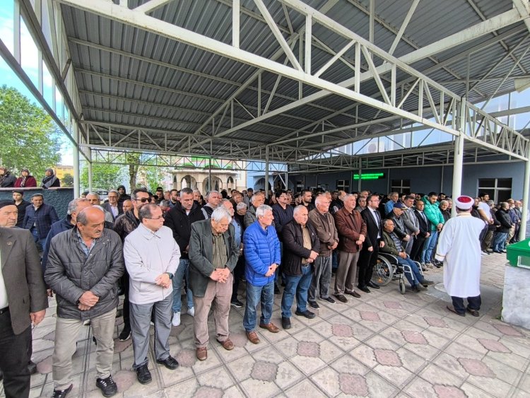 CENAZE TÖRENİNE KATILIM SAĞLADIK...