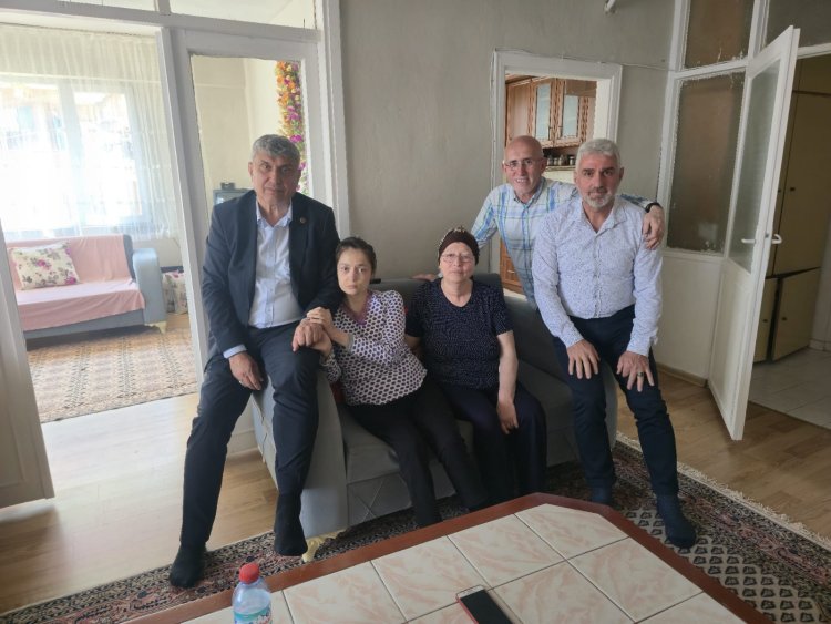 GEÇMİŞ OLSUN ZİYARETİNDE BULUNDUK...