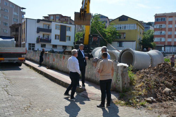 GÜLÜÇ VESİLE DİKMEN İLKOKULUNDA İLK KAZMA VURULDU