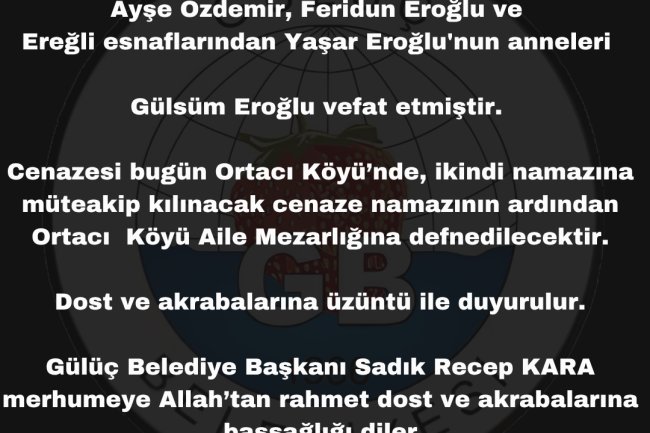 Vefat & Başsağlığı