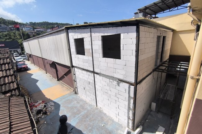 DÜĞÜN SALONU ÇEVRESİNDE ÇALIŞMALARIMIZ DEVAM EDİYOR...