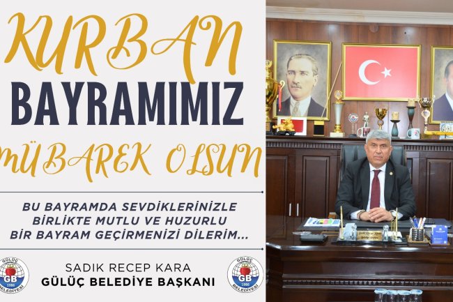 KURBAN BAYRAMIMIZ MÜBAREK OLSUN !