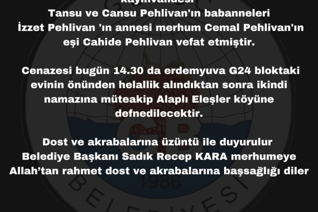 Vefat & Başsağlığı