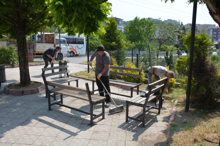 Gülüç Belediye Sadık Recep Kara Sahada İncelemelerde Bulundu