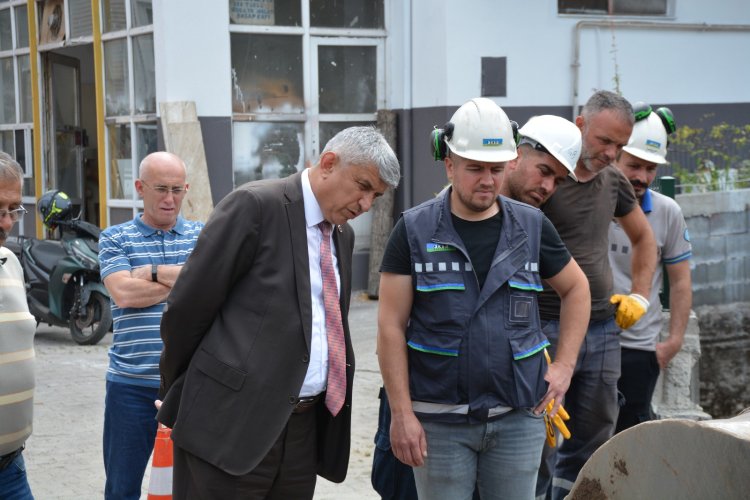 GÜLÜÇ VESİLE DİKMEN İLKOKULU İNŞAATINDA ÇALIŞMALAR SON HIZ DEVAM EDİYOR...