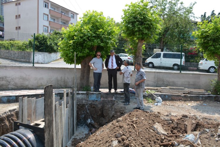 VESİLE DİKMEN İLKOKULU İNŞAATINDA ÇALIŞMALAR SON HIZ DEVAM EDİYOR...