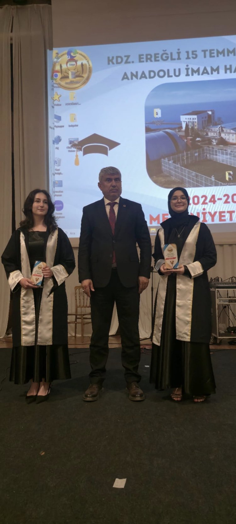 MEZUNİYET TÖRENİNE KATILIM SAĞLADIK....