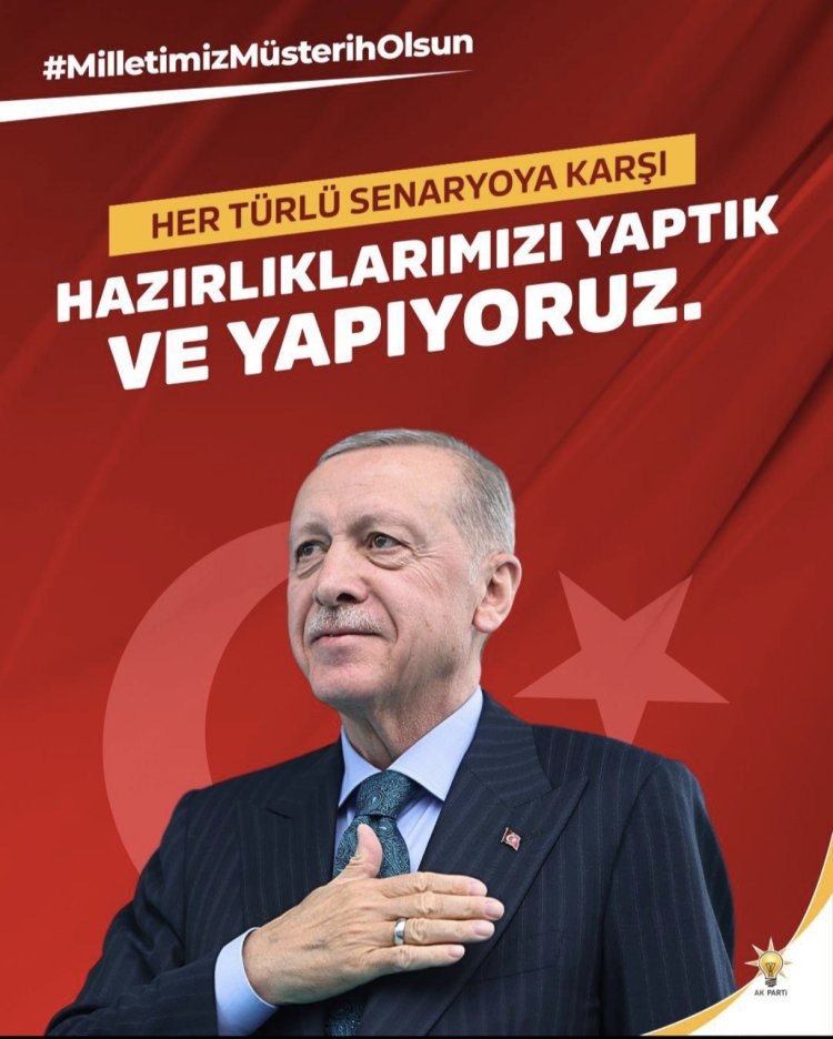 MİLLETMİZ MÜSTERİH OLSUN!