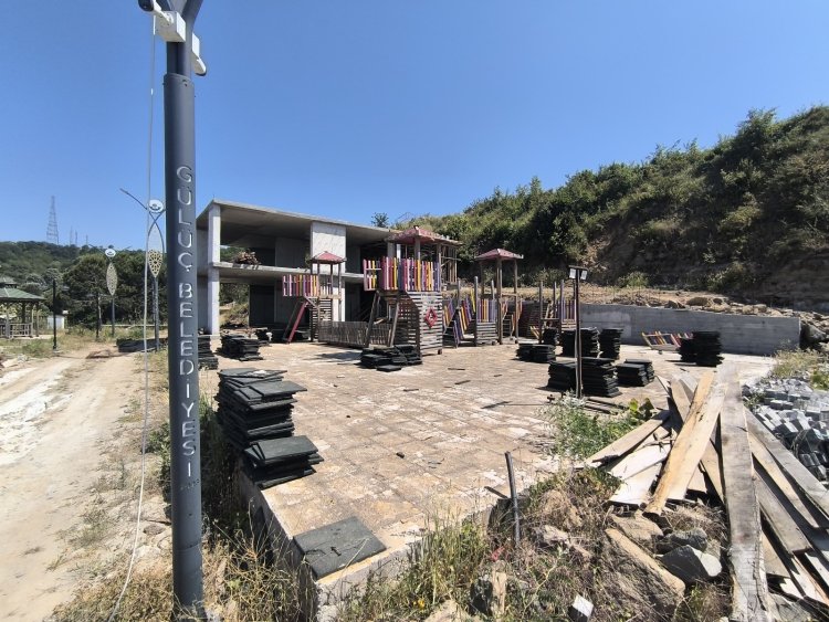 GÜLÜÇ BELEDİYESİ MİLLET BAHÇESİNDE ÇALIŞMALAR TAM GAZ DEVAM EDİYOR...