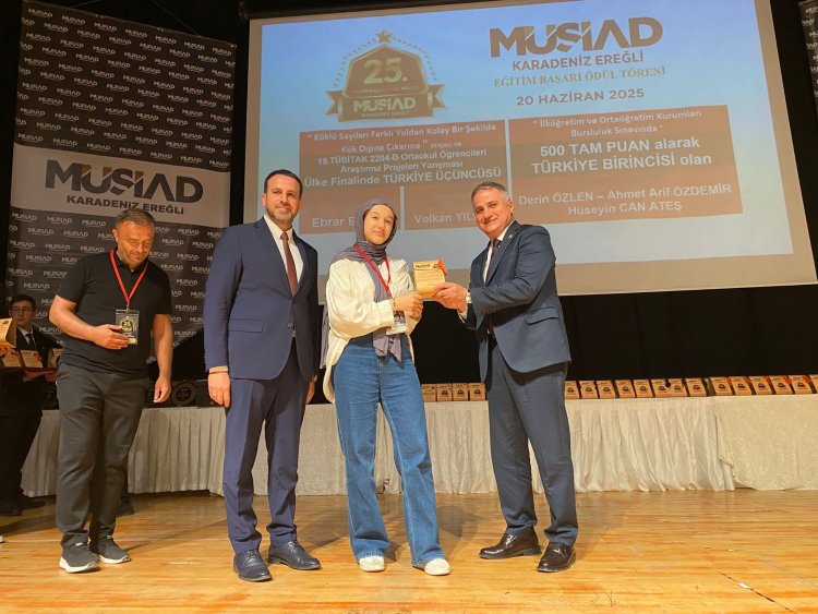 MÜSİAD ÖDÜL TÖRENİNE KATILIM SAĞLADIK...