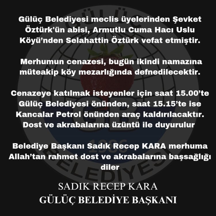 Vefat & Başsağlığı