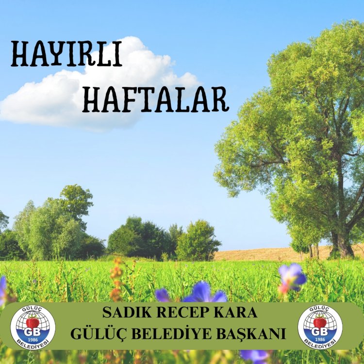 HAYIRLI HAFTALAR...