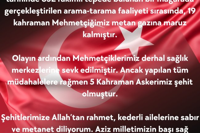AZİZ MİLLETİMİZİN BAŞI SAĞ OLSUN
