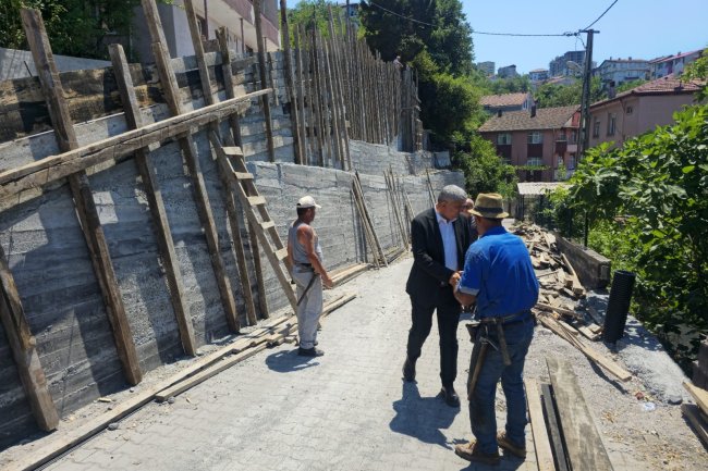 KORUİÇİ SOKAK’TA 35 YILLIK SORUN TARİH OLUYOR!