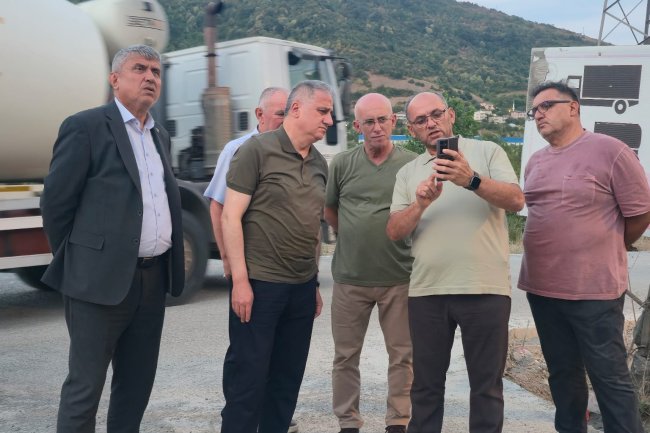 YANGIN BÖLGESİNDE İNCELEMELERDE BULUNDUK.