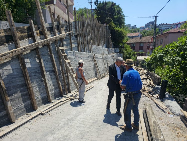 KORUİÇİ SOKAK’TA 35 YILLIK SORUN TARİH OLUYOR! 