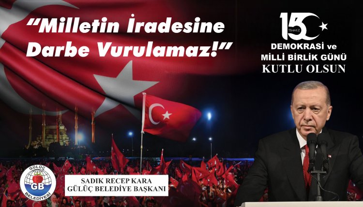 15 Temmuz Demokrasi ve Milli Birlik Günü Kutlu Olsun