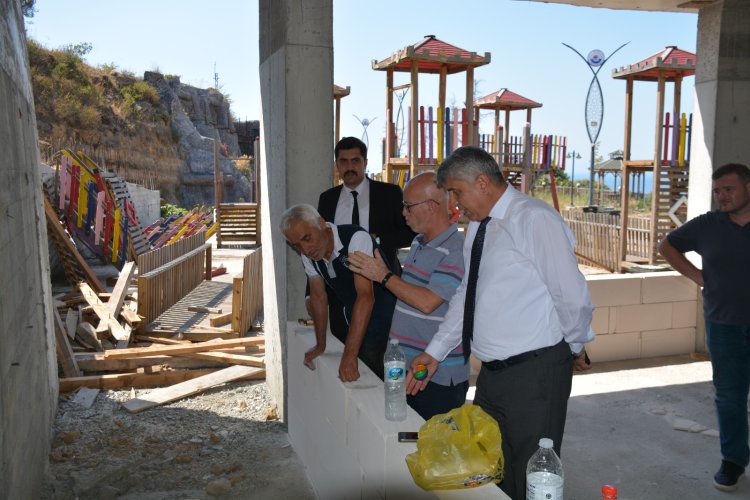 BELEDİYE BAŞKANIMIZ GÜLÜÇ MİLLET BAHÇESİNE İNCELEMELERDE BULUNDU