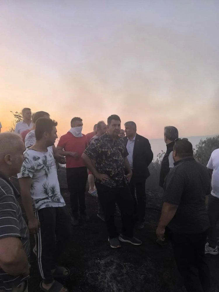 TOPÇALI MAHALLESİNDEKİ YANGINA ANINDA MÜDAHALE EDİYORUZ...