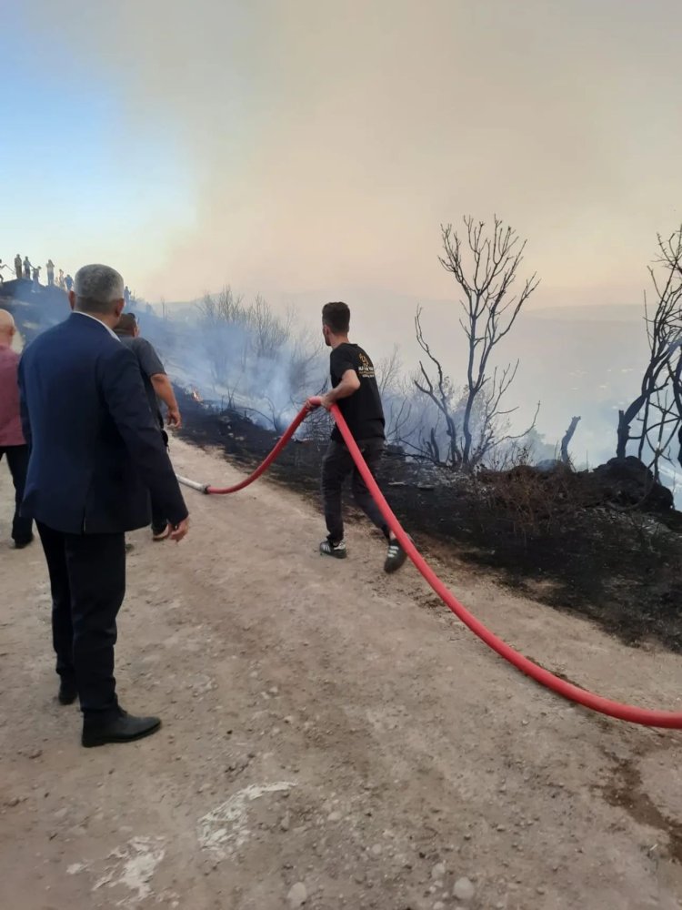 TOPÇALI MAHALLESİNDEKİ YANGINA ANINDA MÜDAHALE EDİYORUZ...